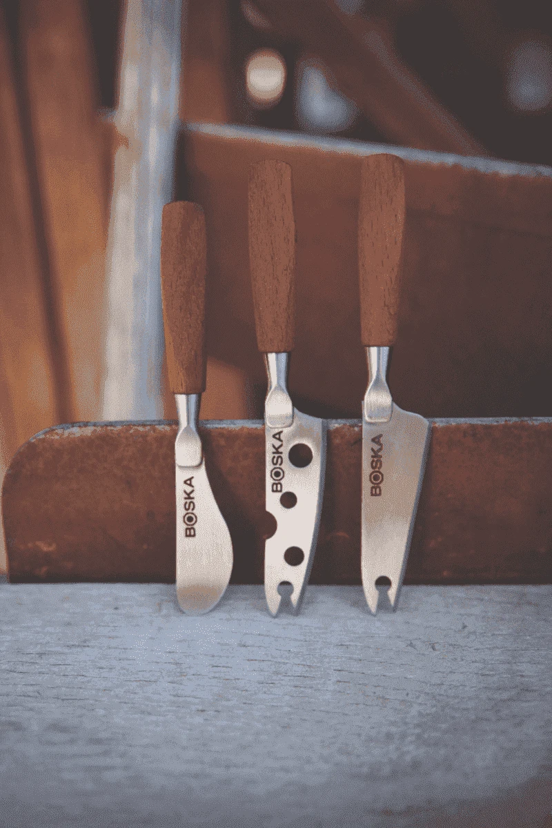 Boska Mini Vienna Kaasmessenset Rvs Hout 3-delig 8 Boska Mini Vienna Kaasmessenset Rvs Hout 3-delig - Afbeelding 6
