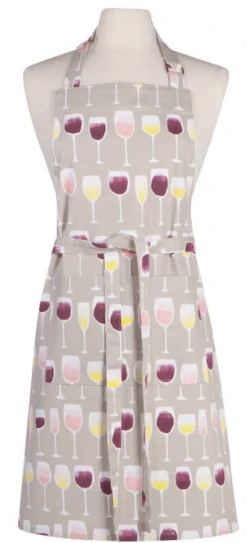 Now Designs Wine Tasting Schort 85 X 70 Cm Katoen